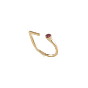 Horseshoe Ruby Ring