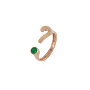 Luxurious Why Not Zambian Emerald Ring 