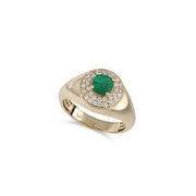 Emerald Diamond Ring 