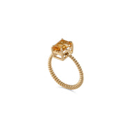Flexi Twisted Gold Ring