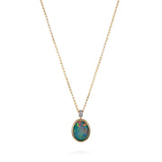 Red Spot Opal Necklace