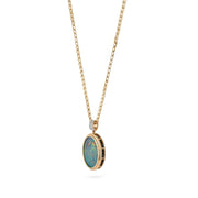 Red Spot Opal Necklace